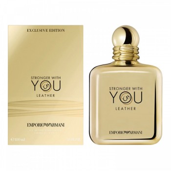 Парфюмерная вода Giorgio Armani "GIORGIO ARMANI STRONGER WITH YOU LEATHER", POUR HOMME 100 ml (LUXE)